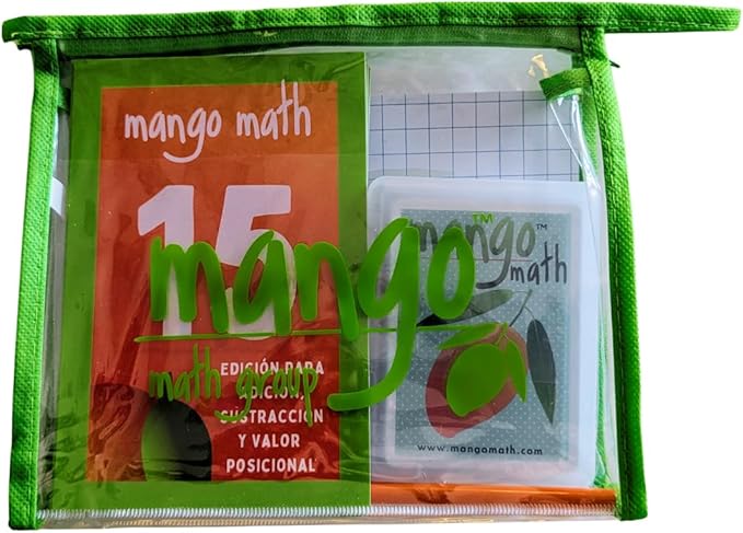 MANGO Math - 15 Pack Math Games - Addition Subtraction Place Value Cards -S