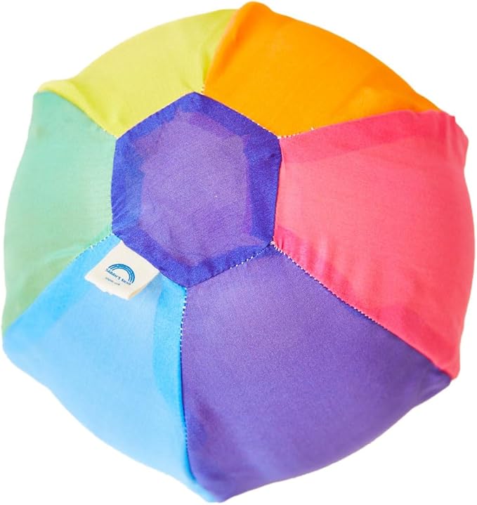 Sarah's Silks Rainbow Balloon Ball | Reusable Safe Balloon Toy for Children