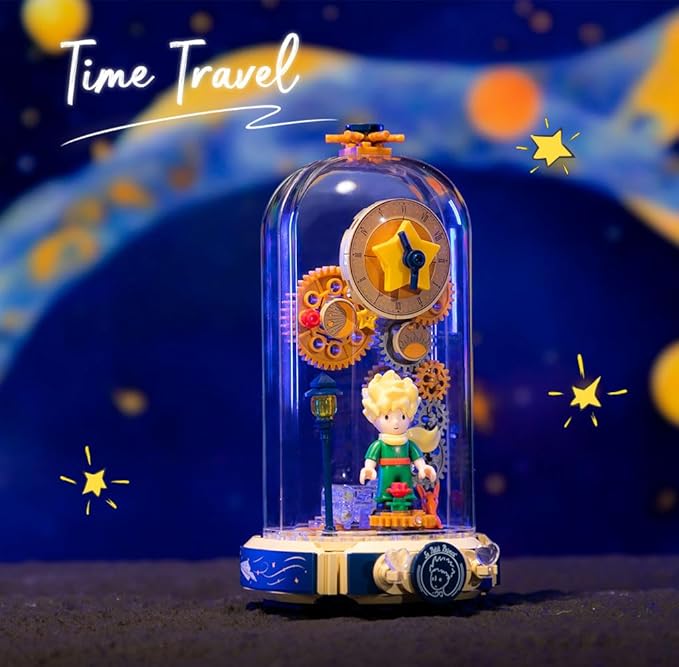PANTASY Le Petit Prince Time Travel Building Set, Creative Assembly Toy for Adults and Teens, Detailed Model of The Little Prince's Journey Through Time, Timeless Story Construction Blocks