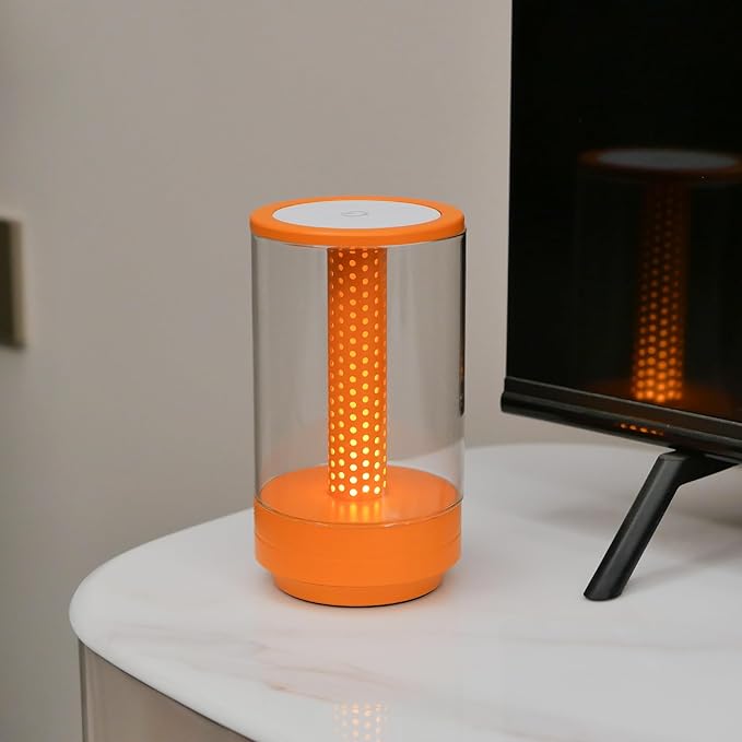 Creative LED Honeycomb Table Lamp (Orange)