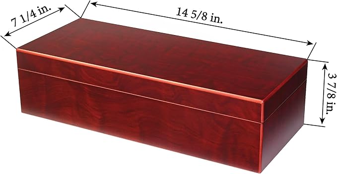 Lighthouse - Coin Box for 50 Slabs - Perfect For Slabs from PCGS, NGC, ANACS, ICG and more - Mahogany Wood Grain Finish