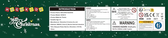 HOGOKIDS Advent Calendar 2025 Nutcracker Theater Building Set with Light, 24 Day Christmas Countdown Calendar 3.6 Mini Building Block Toy with 4 Nutcracker & 8 Minifigures, Gift for Adult Girl Boy 10+