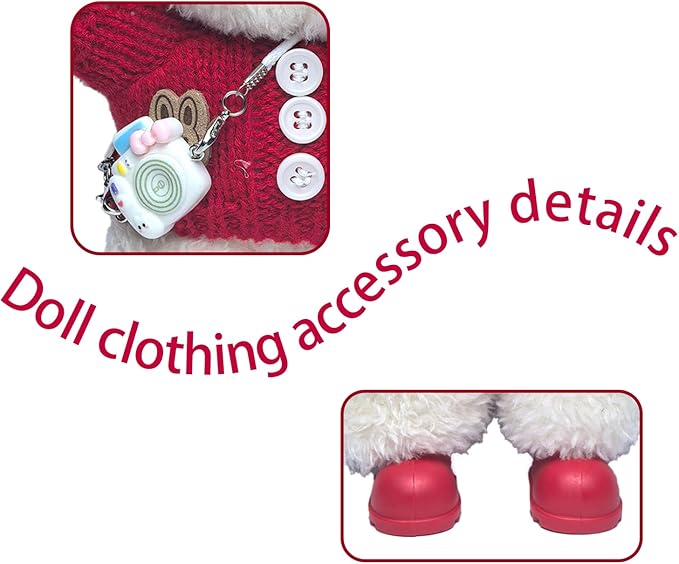 17cm Doll Clothes Set Fashion Doll Clohtes with Accessories of Doll Clothing Suitable for Various Outfits of Dolls (Style P)