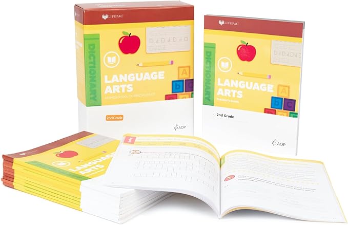 LIFEPAC 2nd Grade Language Arts Set