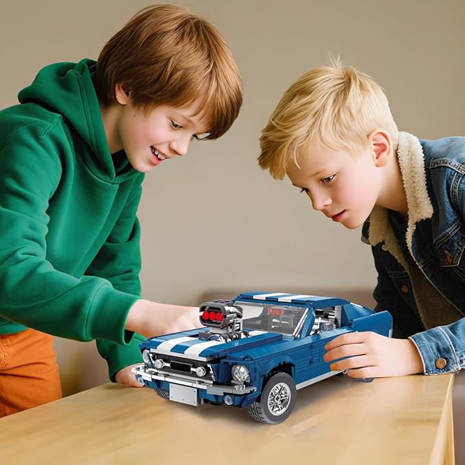Sports GTRS Car Building Blocks Toys Boys or Adults Kits，1:10 MOC Building Set Raceing Car Model,Cars for Boys Age 14，Compatible with Lego(1680 Pcs)