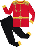 A&J DESIGN Pure Cotton Printed Pjs for 2-14 Years Kids, 2-Piece Long-Sleeved Pajamas Set