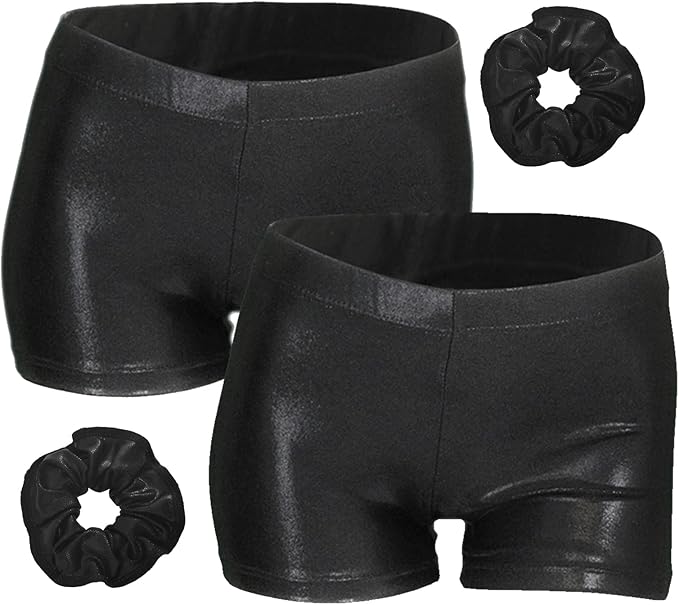 Aosva Little Big Girls' Sparkle Dance Tumbling Athletic Gymnastics Short 2-14Years