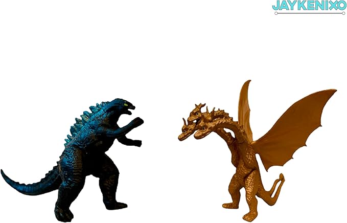 Set of 10 pcs Action Figures King of The Monsters Dragon - Highly Detailed and Articulated Collectible Toys