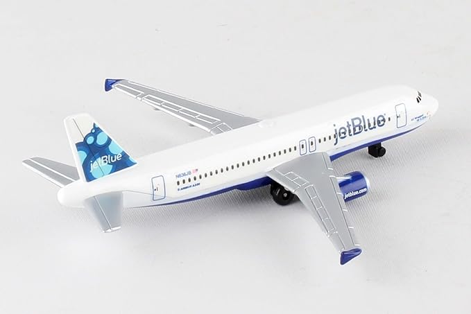 Daron Toy Airplane – jetBlue – Die-Cast Metal Model Airplane Toy with Plastic Parts for Kids Ages 3+