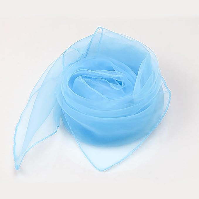 Larcele 12 Pieces Juggling Dance Scarf for Performance Prop Accessory 24 x 24 inches WDSJ-02