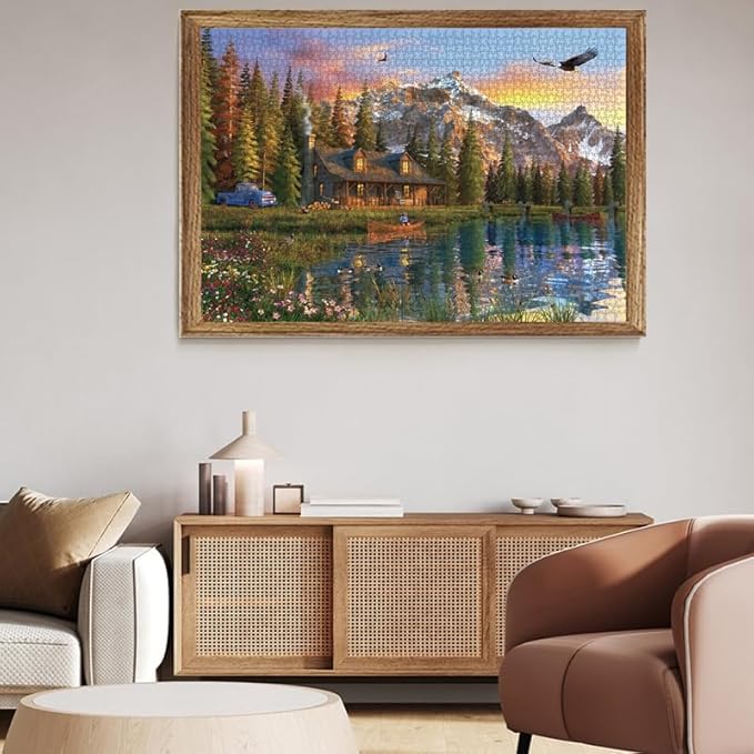 Anatolian Puzzle - Oldlook Cabin, 2000 Piece Jigsaw Puzzle, #3933