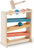 Montessori Ball Tracker, Award Winning Durable Pound A Ball Drop Toy, Early Developmental Montessori Toys, Wooden Toys for Toddlers 1-3 Year Old - Great Birthday Gift