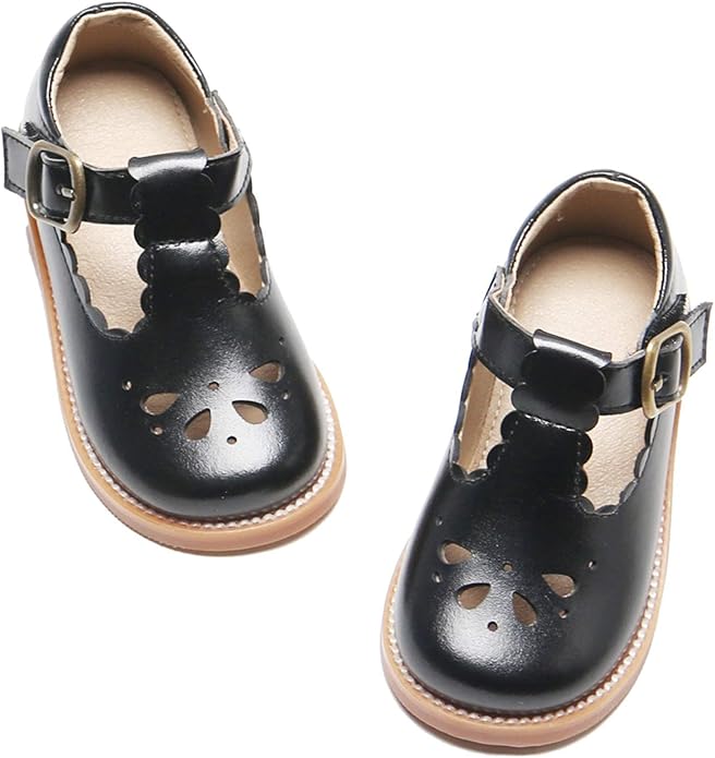 Felix & Flora Toddler Little Girl Mary Jane Dress Shoes - Ballet Flats for Girl Party School Shoes