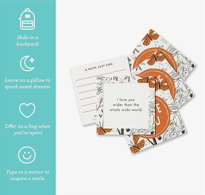 Compendium ThoughtFulls for Kids — 2 Pack of You're Amazing, I Love You — 60 pop-open cards to share with kids, each with a different message inside