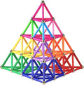 312PCS Magnetic Building Sticks Blocks Set, Magnet Educational Toys Magnetic Stacking Toys STEM Set, Non-Toxic Building Toy 3D Puzzle with Storage Bag