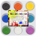 Tempera Paint Set for Kids - WASHABLE Children's Non-Toxic Tempera Paint Cakes with Palette Clean with Just Soap & Water
