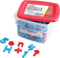 Educational Insights Color-Coded Uppercase & Lowercase AlphaMagnets and MathMagnets, Set of 214 Letters, Numbers, Punctuation & Math Symbols, Preschool Kindergarten Classroom Must Haves, Ages 3+