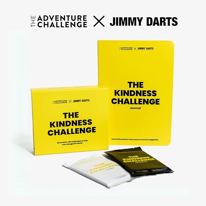 The Kindness Challenge – 30 Scratch-Off Acts of Kindness Cards | Fun & Meaningful Game for Families, Friends & Groups | Icebreaker & Team-Building Activity | Inspired by Jimmy Darts
