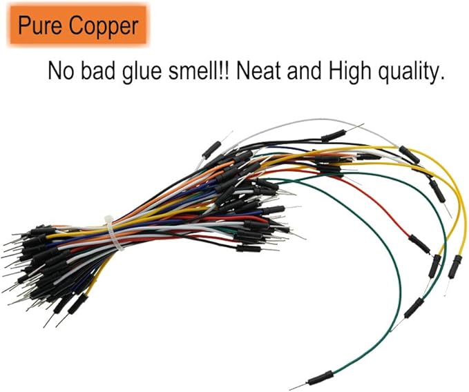 Makeronics Solderless 3220 Breadboard Complete Kit-3220 Tie-Points Experiment Plug-in Breadboard with Aluminum Back Plate +560 U-Shape|65 PCS Pure Copper Jumper Wires for Prototyping Circuit/Arduino