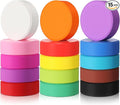 Nuanchu 15 Pcs Tempera Paint Cakes 15 Colors Tempera Paint Washable Art Supplies for Painting Drawing Crafts Activities