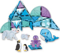 Magnetic Tiles Set Polar Animals Theme Toys, Magnet Tiles Building Blocks Toys for Kids Ages 3+