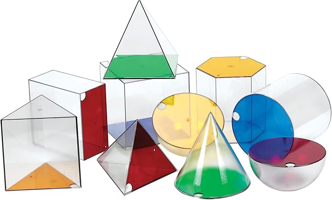 Learning Resources Giant GeoSolids, Large Plastic Shapes