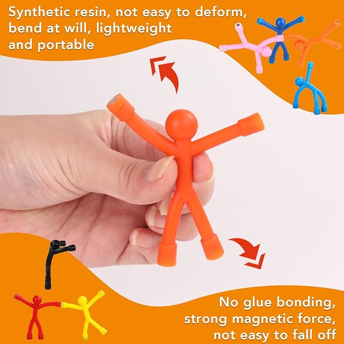 Magnetic Toys, 12Pcs Colourful Magnets for Kids,Travel Fidget Tiny,Men Toys for Kids,Easter,Refrigerator