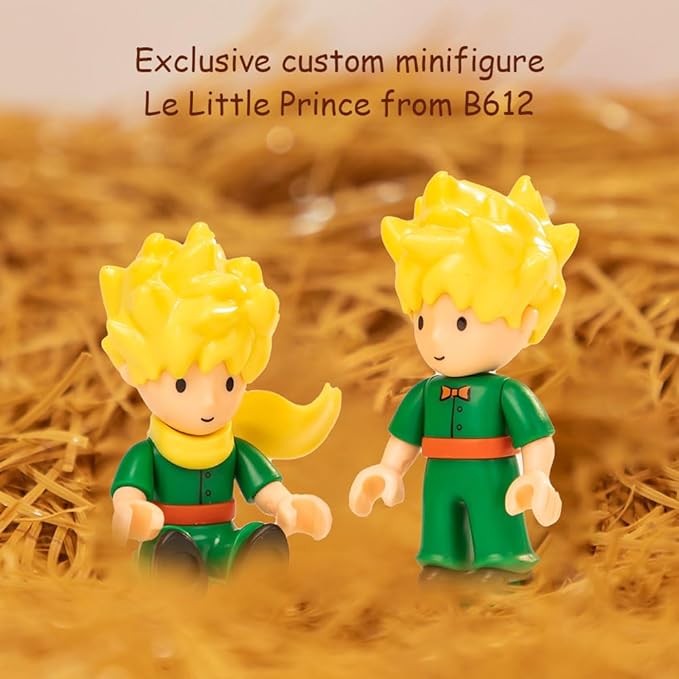 PANTASY The Little Prince Hourglass Building Blocks Set Construct, Create, Play Building Kit for Adults Home and Office