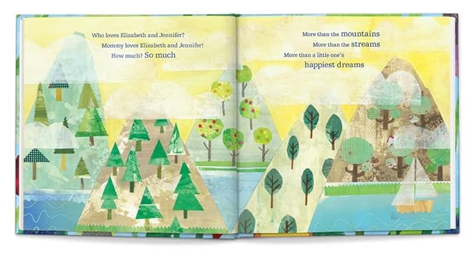 Who Loves Me? (Siblings) - Personalized Children's Story - I See Me! (Blue Hardcover)