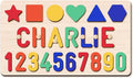 Name Puzzle for Kids Personalized, Custom Baby Boy Girl First Christmas Birthday Gift, Montessori Learning Toddler Puzzle Toy