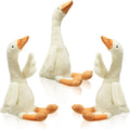 Sosation 3 Pieces 23.6'' Silly Goose Plush Stuffed Animal Toy, Swan Stuffed Animal, White Fluffy Cute Goose Funny Duck Plush Swan Toys Gifts for Home Birthday Favor