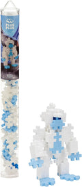 PLUS PLUS 3D Puzzle Building Block Set, 70 Mini Interlocking Pieces, Fun Holiday Activities for Kids - Yeti Mini Maker Tube