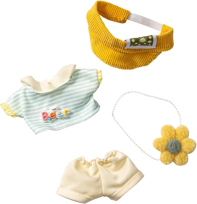 Clothes Set for 17cm Dolls, Hat & Overalls Set for 17cm Accessories Suit, Cute Clothes for Dress up Unique Style