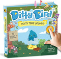DITTY BIRD Board Books for Toddlers 1-3 | Potty Time Sound Book |Toilet Training Nursery Rhyme Toys | Interactive Toddler Books for 1 Year Old to 3 Year Olds | Baby Sound Books with 12 Sounds