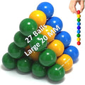 Science Kit Toys Magnets Multicolor Building Blocks, Large Colorful Coated Hematite Magnetic Stones, Home Office Kids Adults Intelligence Development Educational Party Gift Sphere XXL 27-Variation-15
