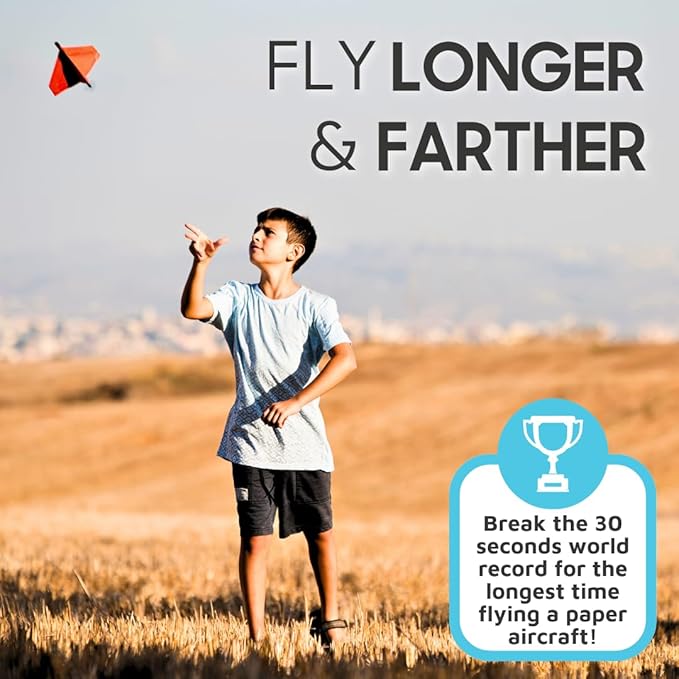 POWERUP 2.0 Paper Airplane Conversion Kit | Electric Motor for DIY Paper Planes | Fly Longer and Farther | Perfect for Kids & Adults | Ready to Use Aeroplane Engine Kits | 2.0 Multicolor