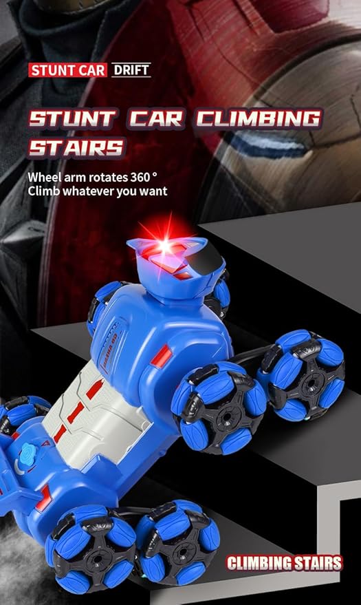 ATHLERIA 8WD Gesture Sensing Rc Stunt Car Toys for Boy Age 8-13,Hand Remote Control Cars,Coolest Christmas Birthday Present Ideas for Boys Girls Kids Teens Age 8 9 10 11 12 13+ Year