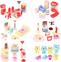 50 Pack Kids Little Dollhouse Furniture Toys House Big Dreams for Baby Children Girls Boys Age 3+
