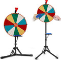 Prize Wheel,16 Inch Spinning Wheel with Adjustable Folding Tripod Floor Stand,10 Slots,1Bracket, Dry Erase Kit - Wheel of Fortune Game for Carnival, Casino & Trade Show.