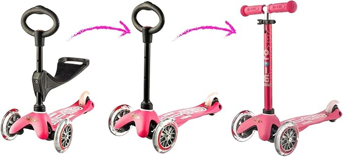 Micro Kickboard - Mini 3in1 Deluxe 3-Stage Ride-on Scooter Toddler Toys for Ages 12 Months to 5 Years
