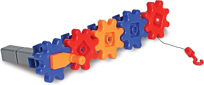 Learning Resources STEM Explorers Machine Makers, 60 Pieces, Ages 5+, STEM Toys, STEM Building Toys, STEM Kits, Engineering Toys, Build it Yourself Toys,Stocking Stuffers