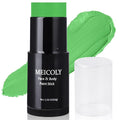 MEICOLY Lime Green Face Body Paint Stick,Elphaba Green Face Paint,Body Paint for Halloween SFX Cosplay Witch Makeup for Kids and Adults,Hunting Camo Paint,St Patricks Day Accessories