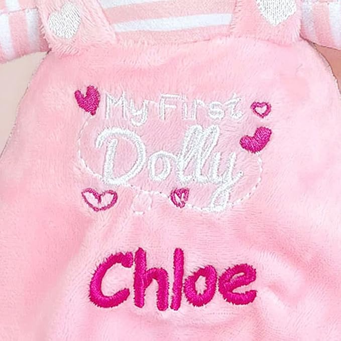 DIBSIES Personalized My First Dolly (Brunette Dark Skin Tone)