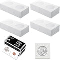MUDOR Premium Coin Flips for Large Dollar, 200 Pack Cardboard Coin Holder, Mylar Coin Flips 2x2, Paper Coin Holders, Large Dollar(38.1mm)