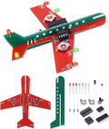 Icstation Learning Soldering DIY Airplane Kit for Beginners, 3 Color LED Flashing Lights Airplane Soldering Project Kit for High School Student Back to School Soldering Practice STEM Education