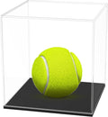 Fully Assembled Acrylic Display Case, 4 Inch Clear Acrylic Box for Display Collectible, Countertop Alternative Glass Case for Home Storage and Organizing Toys