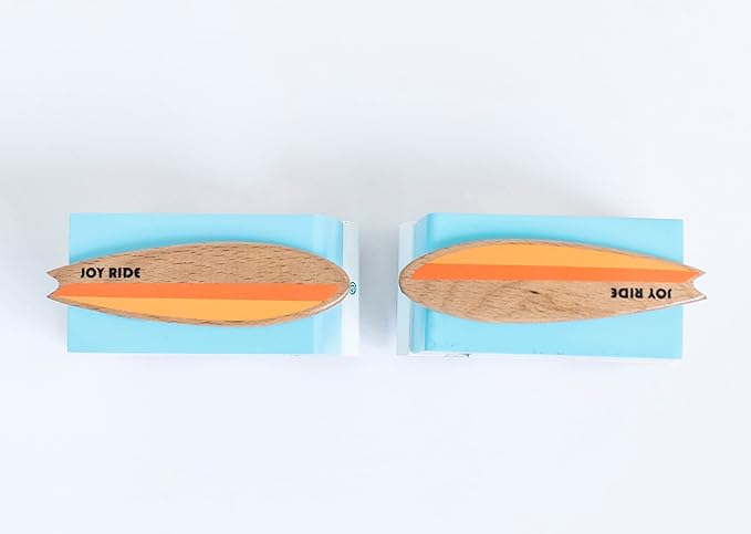 Ruggish Candy Car Joyride Exclusive - Premium Handcrafted Wooden Car Toy - Surf Van - Age 3+