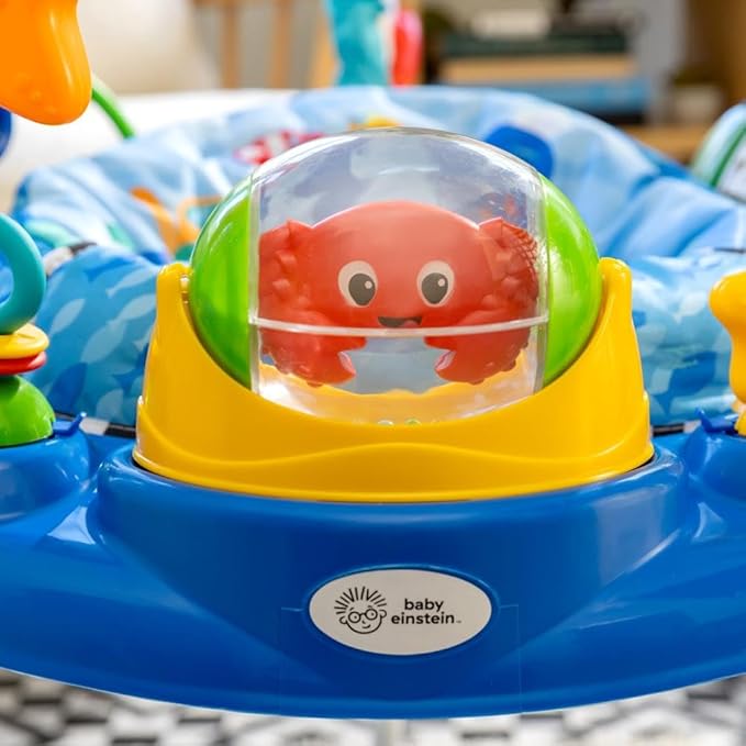 Baby Einstein Neptune's Ocean Discovery Activity Jumper, Ages 6 months +, Max weight 25 lbs., Unisex