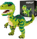Jurassic Dinosaur Micro Building Blocks, 1457pcs Velociraptor Tyrannosaurus Rex DIY Mini Diamond Blocks Bricks Toy for Boys Age 8-12 14+ Teens Adults