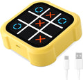 Tic Tac Toe Bolt Game, Electronic 4-in-1 Handheld Puzzle Game Console, Portable Infinite TicTacToe Travel Game for Educational and Memory Growth， Family, Toys Board Games for Kids and Adults